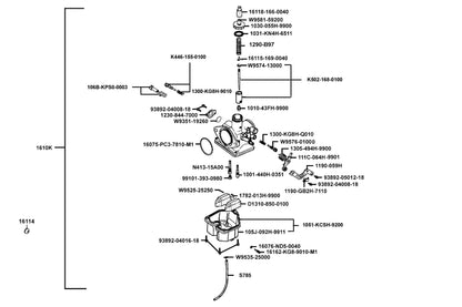 Clip B8 Tube — 95002-02080 — KYMCO exploded-view diagram
