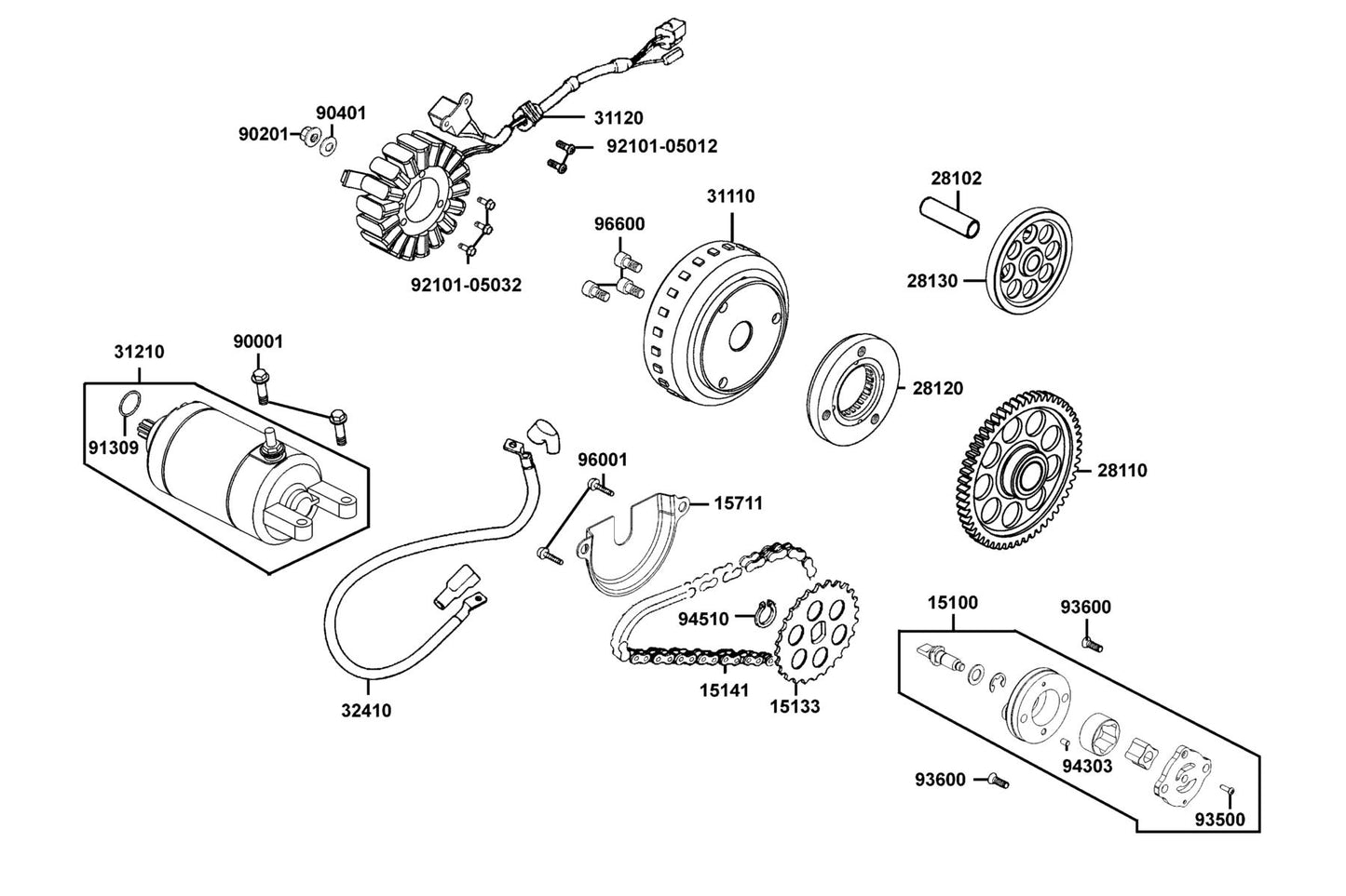 Separator Oil — 15711-LEA7-E00 — KYMCO exploded-view diagram