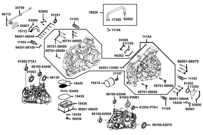 Oil Seal 30X44X7 — 91251-PWB1-900 — KYMCO exploded-view diagram