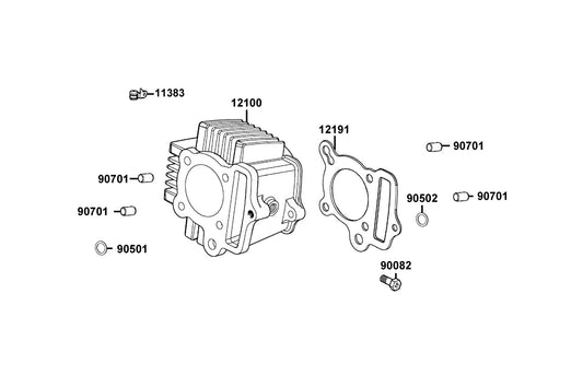 Pin Dowel Special 8*14 — 90701-GFF6-C00 — KYMCO exploded-view diagram