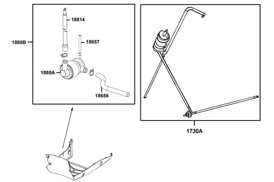 Canister-pcv Assy. — 1730A-ADB1-M30 — KYMCO exploded-view diagram