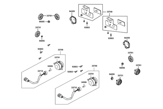 Bulb Tail & Stop — 34906-KPCP-900-invalid — KYMCO exploded-view diagram