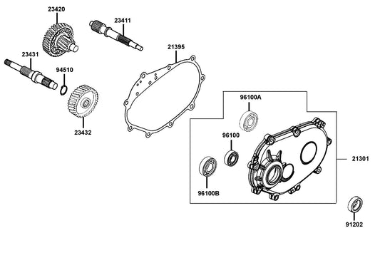 Oil Seal 22X32X6 — 91202-LFE2-90A — KYMCO exploded-view diagram