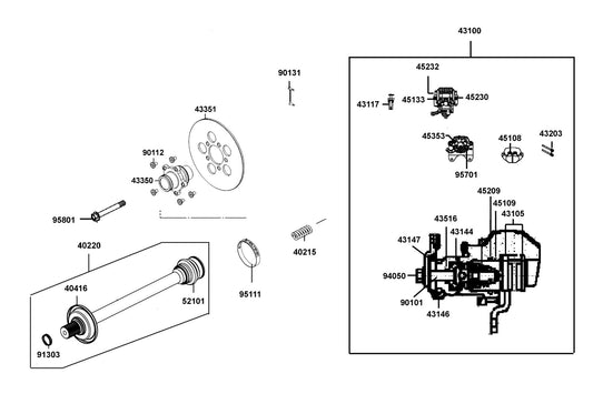 Bolt Flange 8X22 — 90131-LFA5-E00 — KYMCO exploded-view diagram