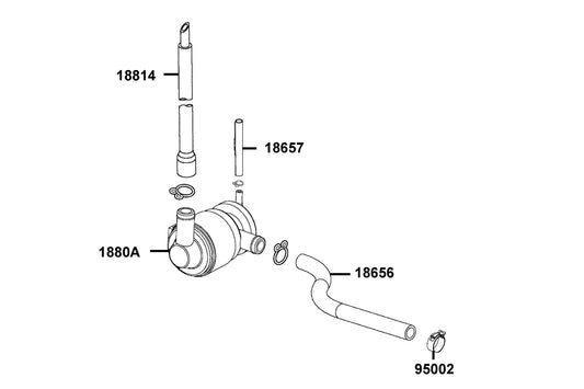 Duct Assy Air-aicv — 18814-LDC8-E10 — KYMCO exploded-view diagram