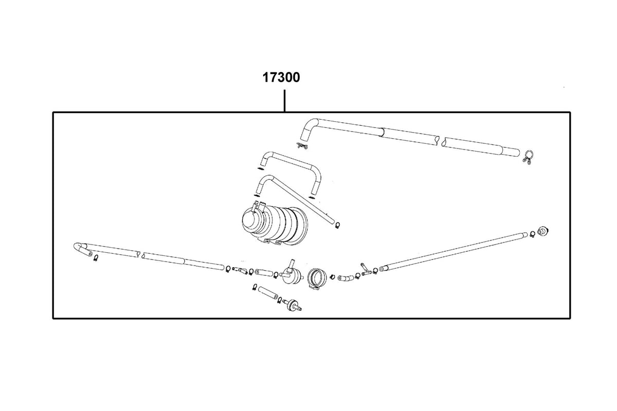 KYMCO Air Cleaner Two exploded-view diagram, X-Town 300i ABS