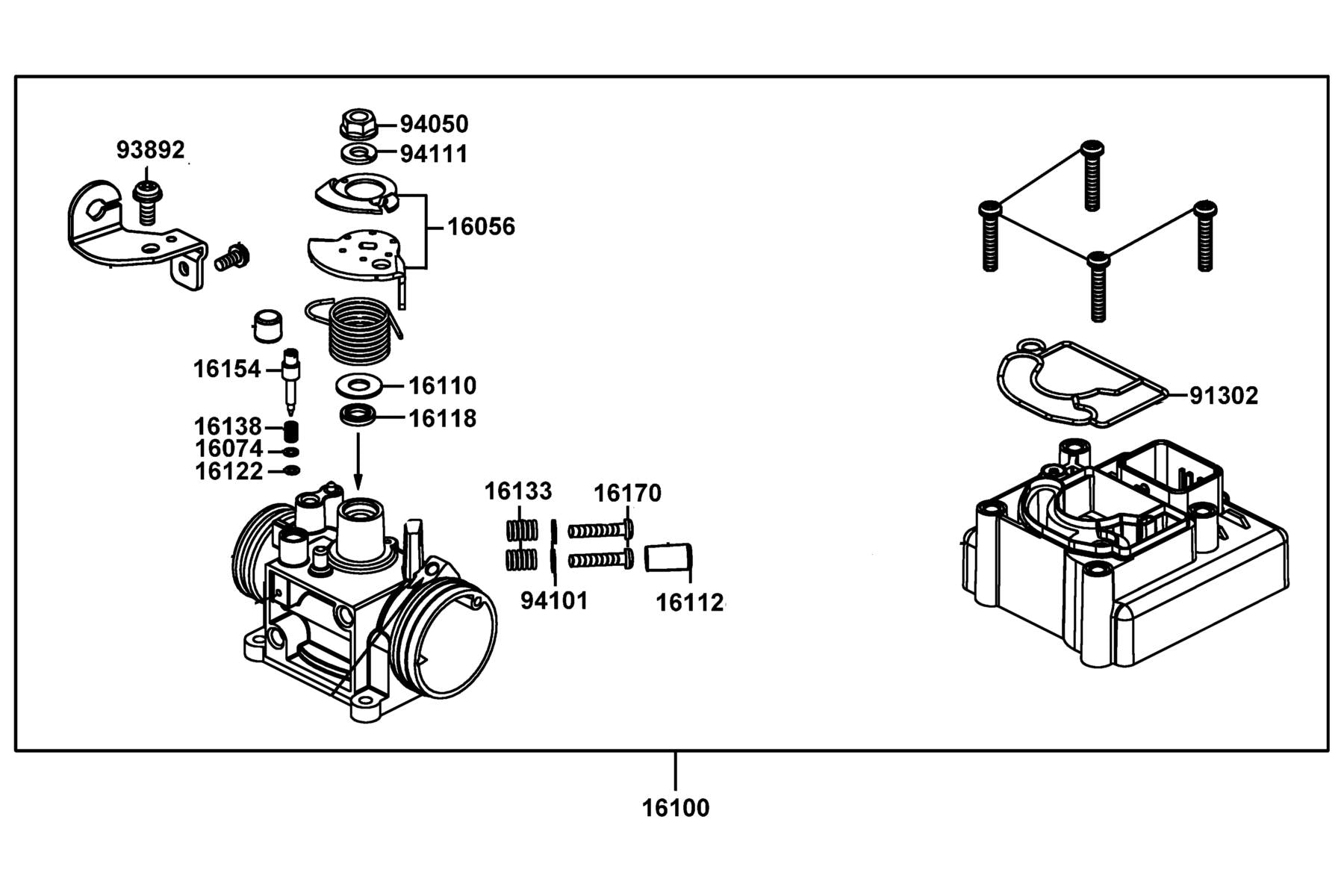 Washer Spg 4MM — 94101-KKE3-C00 — KYMCO exploded-view diagram